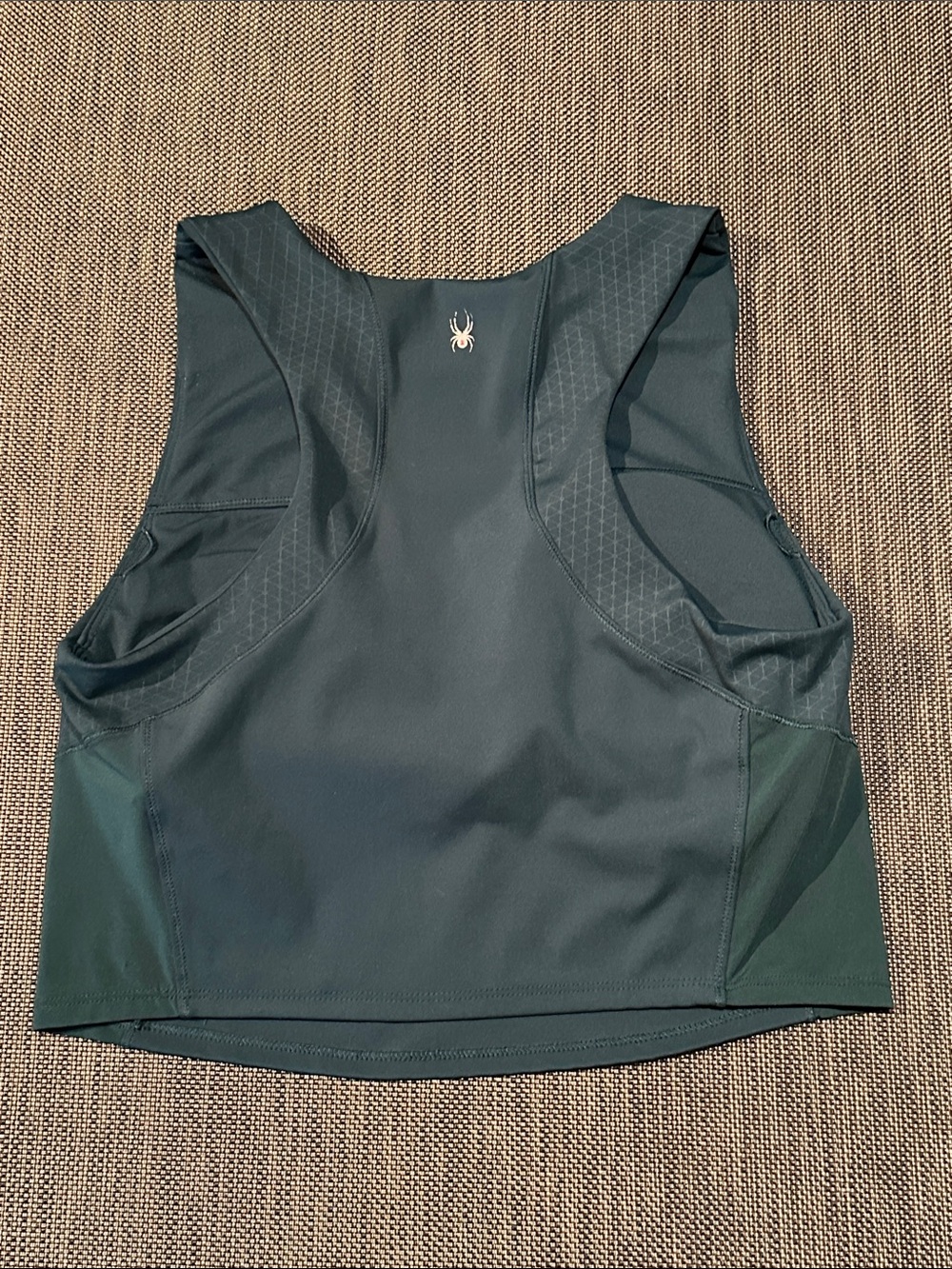 Spyder Women's Athletic Sports Bra Tank in Deep Green - Picture 3 of 5